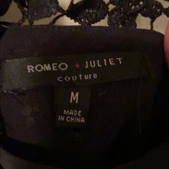 Romeo and Juliet Black lace Dress - Picture 3 of 3